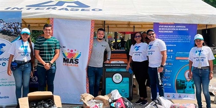 El Voluntariado Air-e participó en la Jornada de Recolección de Residuos Posconsumo que se llevó a cabo en la Plaza José Prudencio Padilla en el Distrito de Riohacha.
