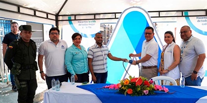 Con una inversión de 518 millones de pesos, la empresa Air-e entregó una nueva obra de inversión para la optimización del servicio eléctrico en Santa Marta.