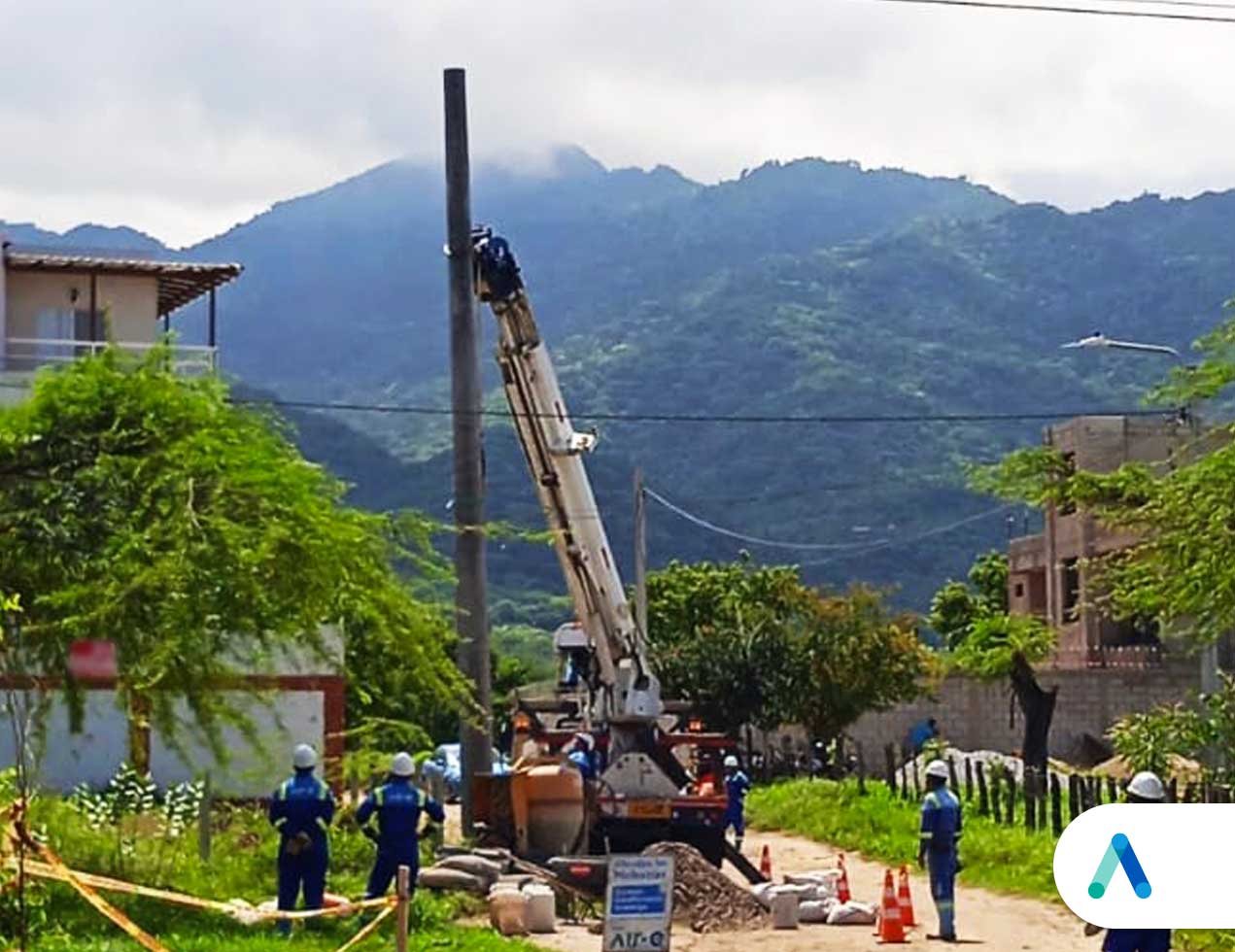  Con nuevo circuito fortalecerán servicio de energía en zona turística de Santa Marta