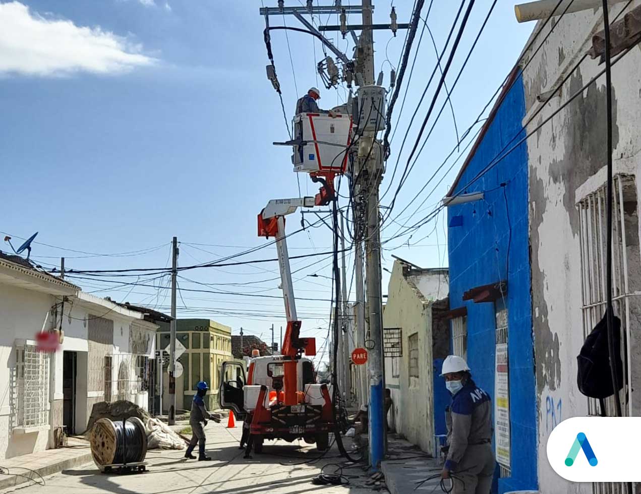  Inicia fase final de remodelación eléctrica en barrio Central en Ciénaga