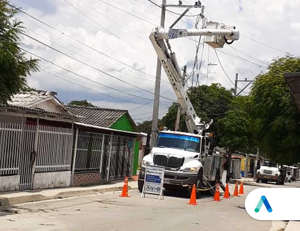 749 familias del barrio El Bosque tendrán nuevas redes eléctrica