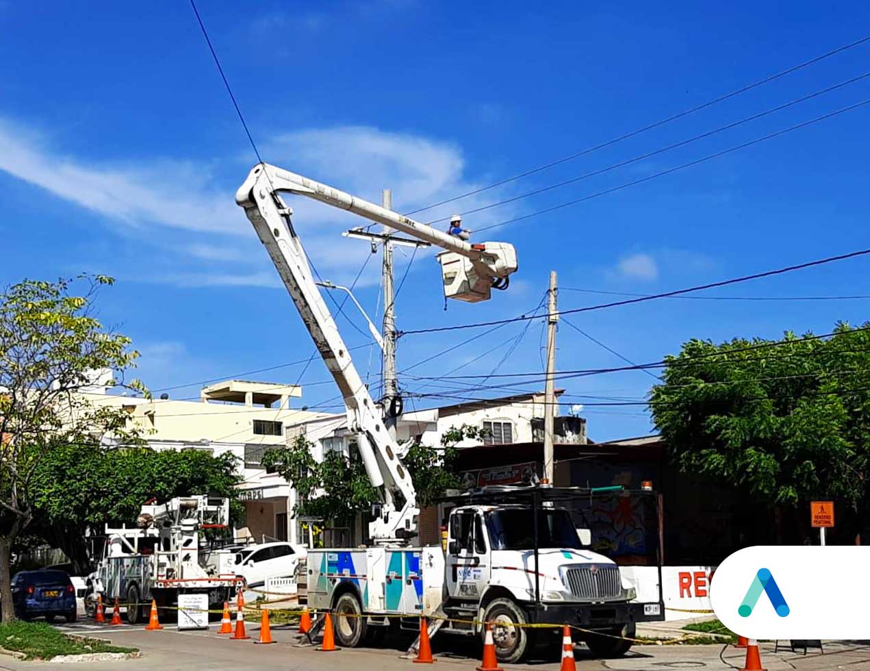 Mantenimiento eléctrico en  sectores de La Concepción y Recreo