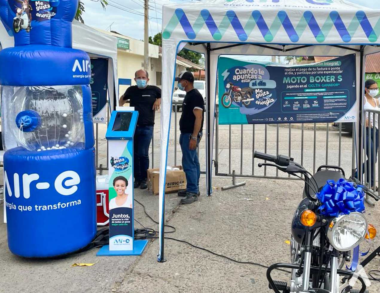 Air-e premiará con una moto a usuarios puntuales en Fonseca