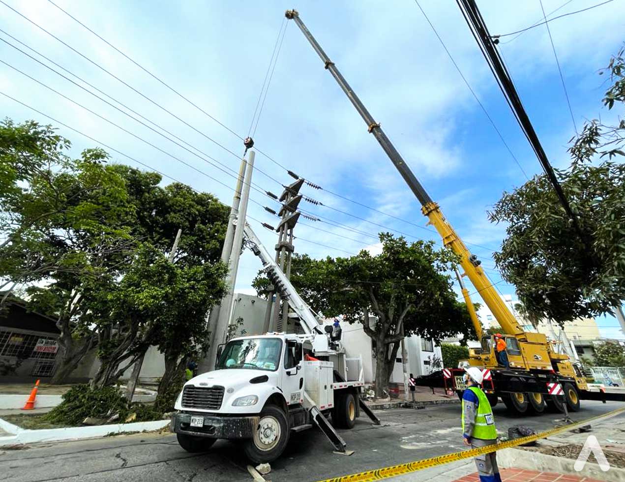 Obras de mejora eléctrica en los barrios San José, El Carmen y Montes