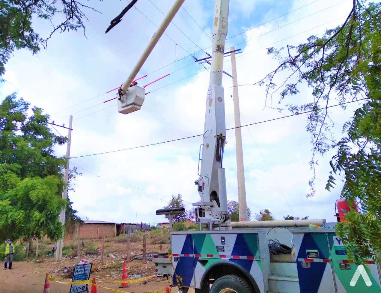 Air-e suspendió servicio de energía al sector ilegal Villa Luz de Maicao