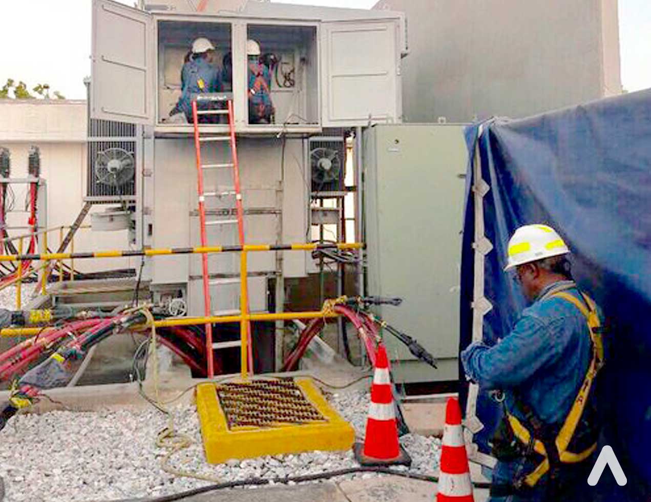 Mantenimiento de red de alta tensión en sectores de Barranquilla y Puerto Colombia