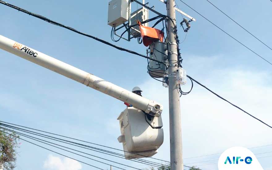 Mejoras eléctricas en los barrios Chiquinquirá, San Roque y Atlántico