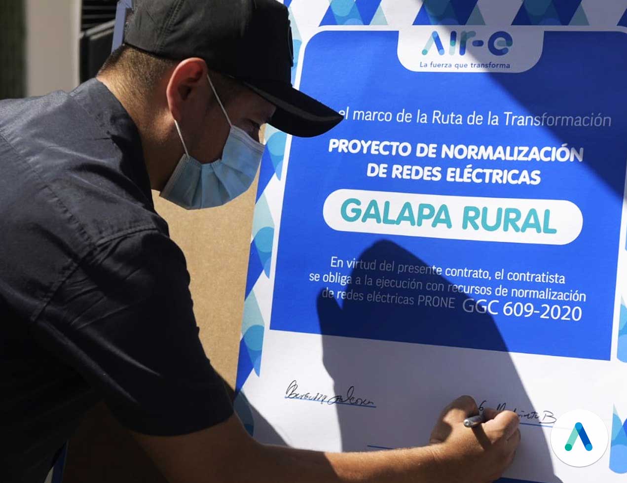 817 familias en zona rural de Galapa tendrán redes eléctricas normalizadas