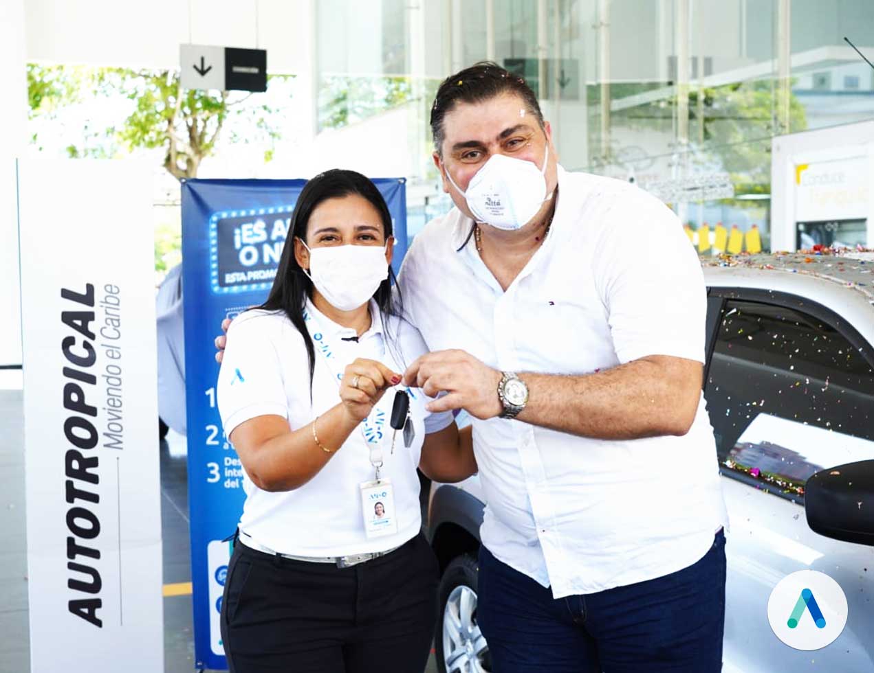 Air-e premió con un carro cero kilómetros a usuario puntual en Barranquilla