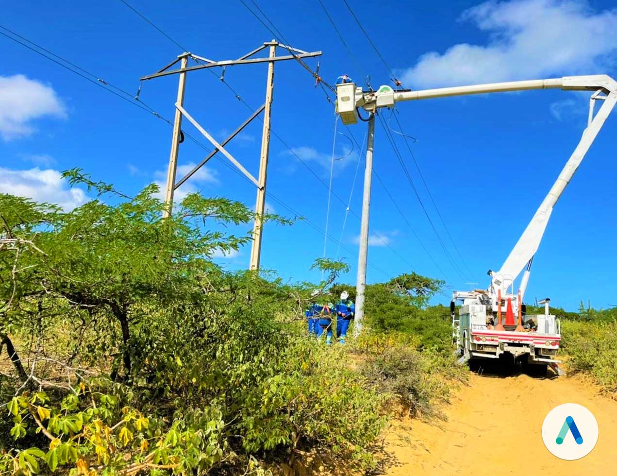 Air-e adelanta adecuaciones  eléctricas en la línea Uribia- Manaure