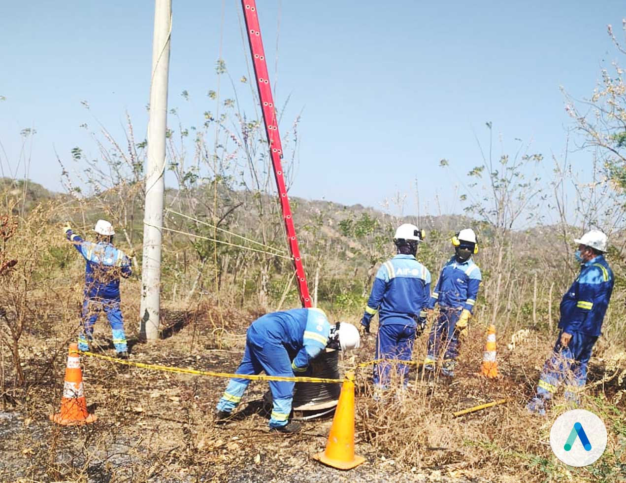 Roban 600 metros de cables eléctricos en zona rural de Juan de Acost