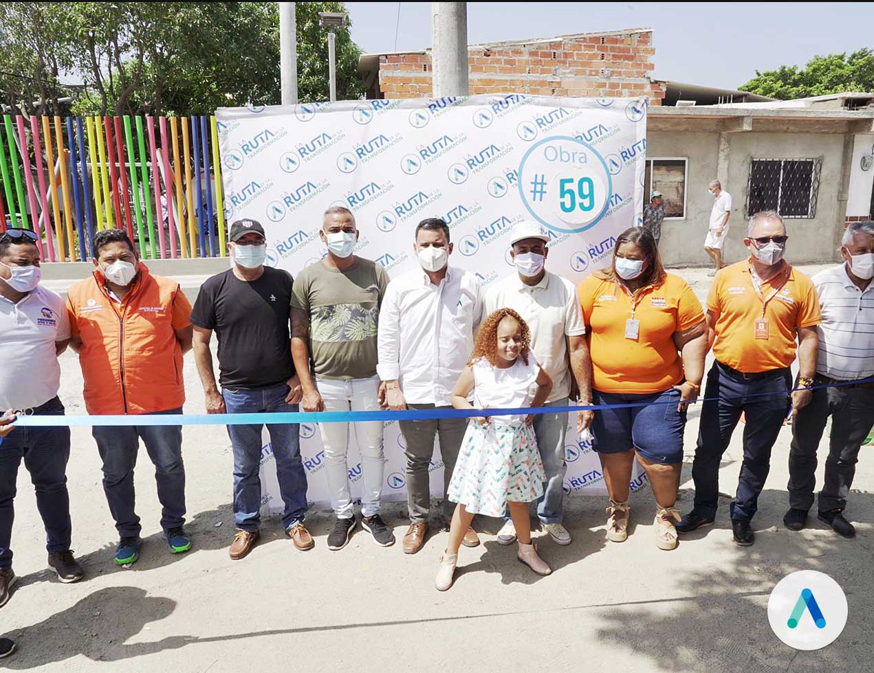 Air-e inauguró obras eléctricas en sectores  de cuatro barrios de Santa Marta