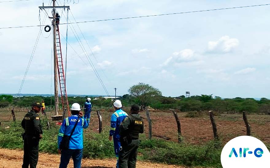 Robo de cables afectó servicio de energía a municipios en la subregión del Río