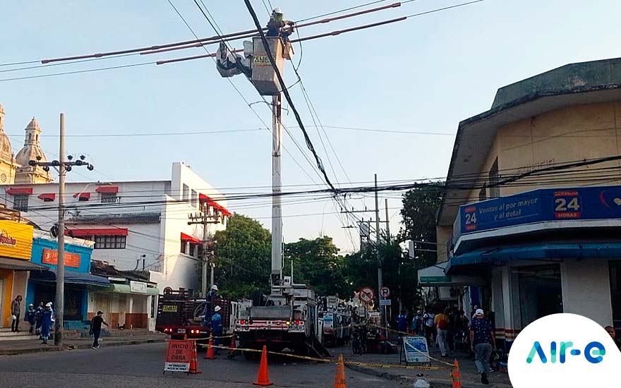 Obras de modernización de red en sectores del centro de Barranquilla