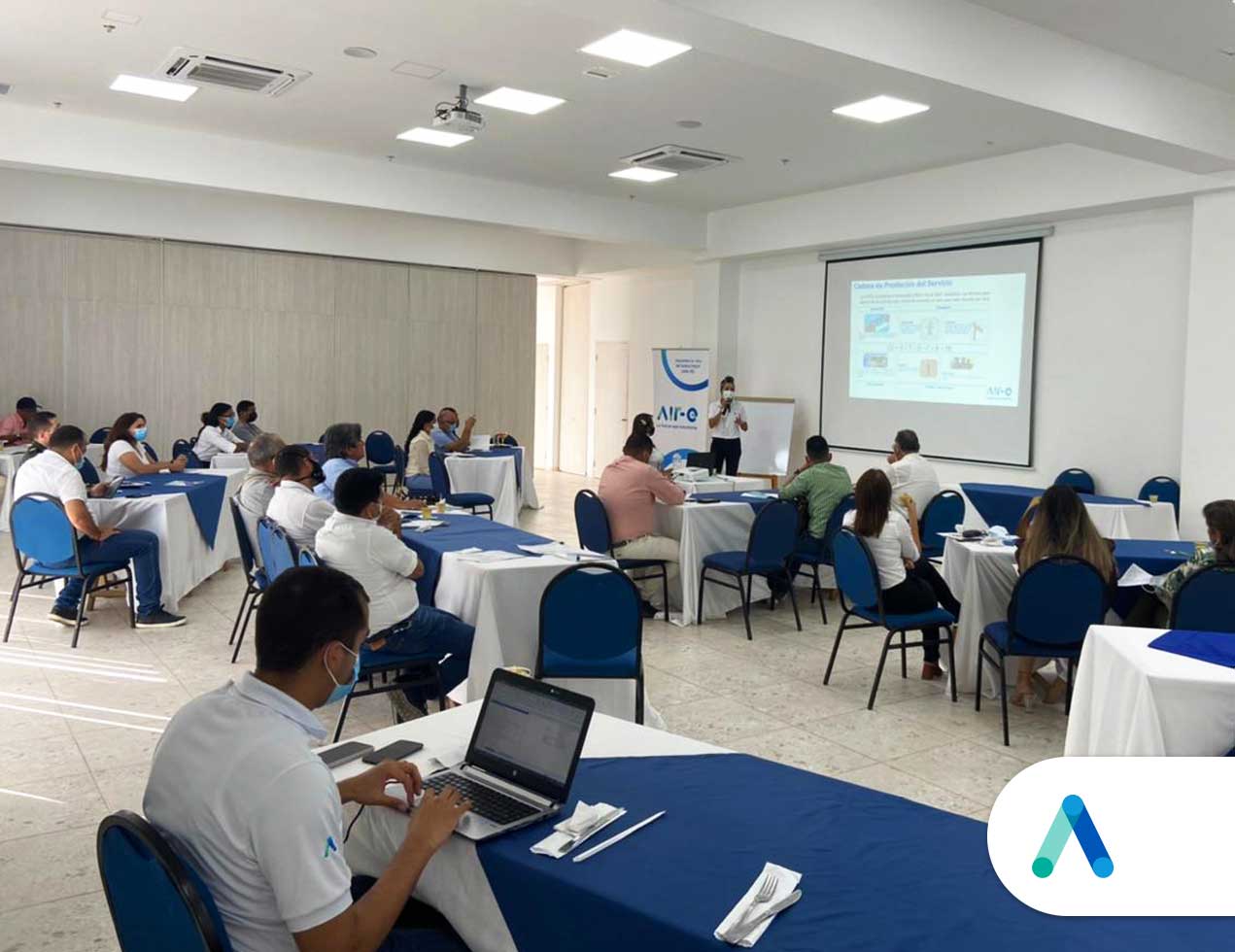 Air-e socializa inversiones y avances con clientes  comerciales, industriales y oficiales de La Guajira
