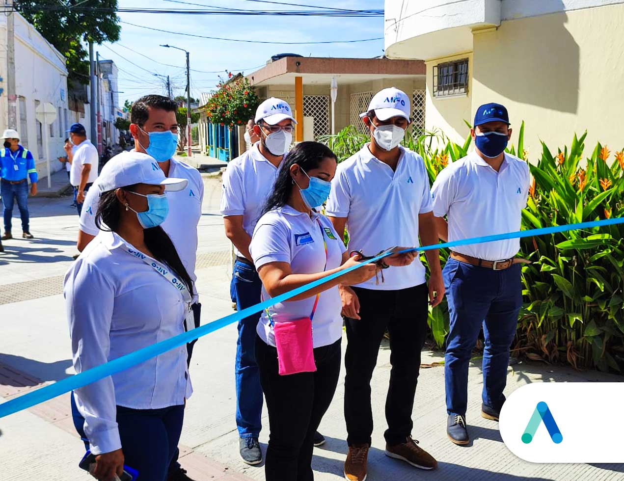 Air-e inaugura proyecto de nuevas redes eléctricas en el barrio Central de Ciénaga