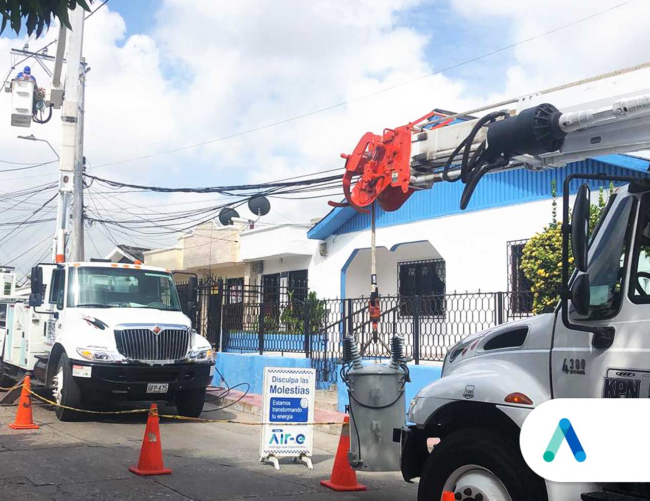 Etapa final de las obras de reposición de redes eléctricas en el barrio El Carmen