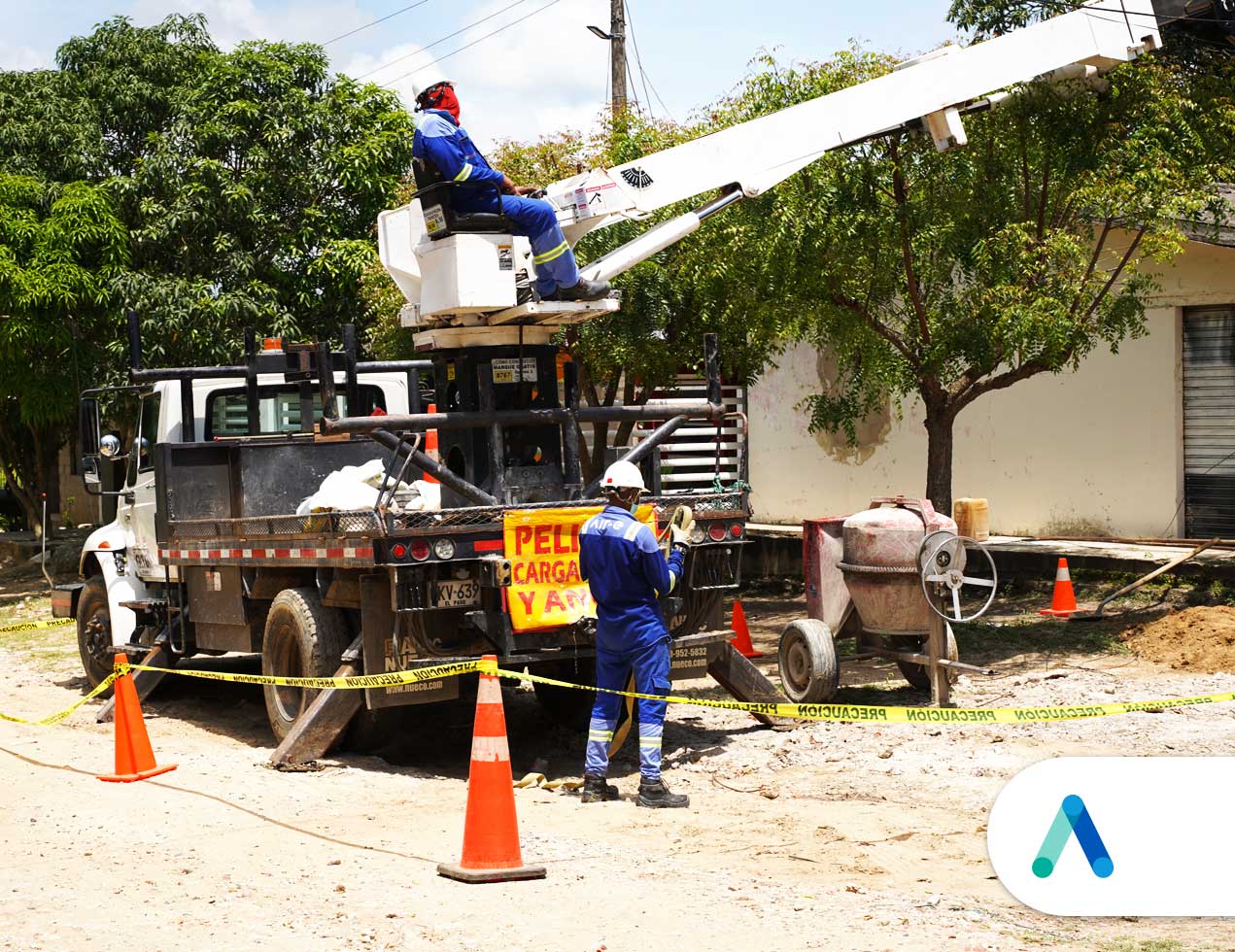 Trabajos de mejora eléctrica en  sectores de Galapa y Barranquilla