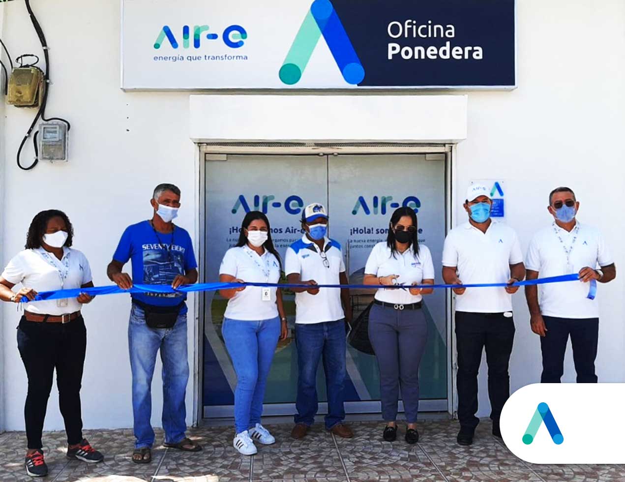 Air-e inaugura oficina comercial en el municipio de Ponedera