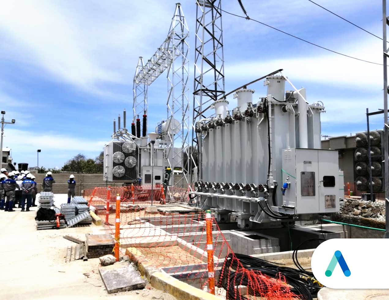 Labores preliminares para instalación de nuevo transformador de potencia en Ciénaga